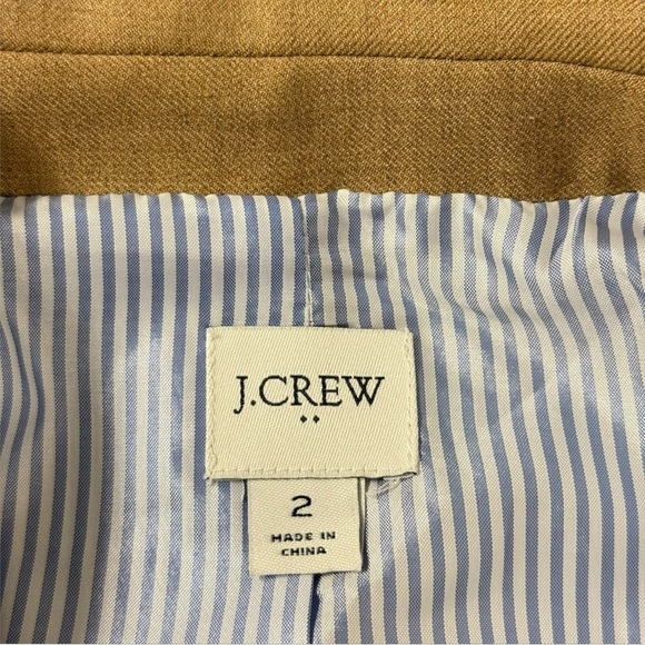 J.Crew Original Schoolboy Bazer in Camel Sz 2 - Picture 14 of 14